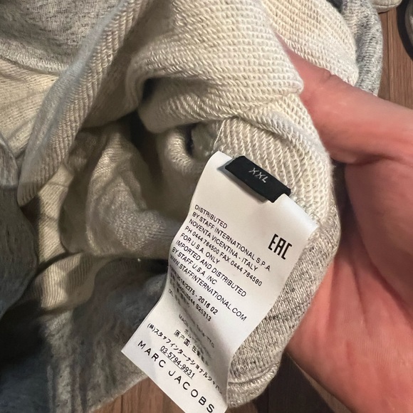 marc jacobs men grey sweater size xxl - Picture 3 of 4